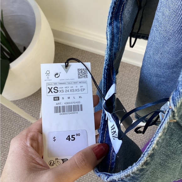 Zara denim halter top - Picture 3 of 3